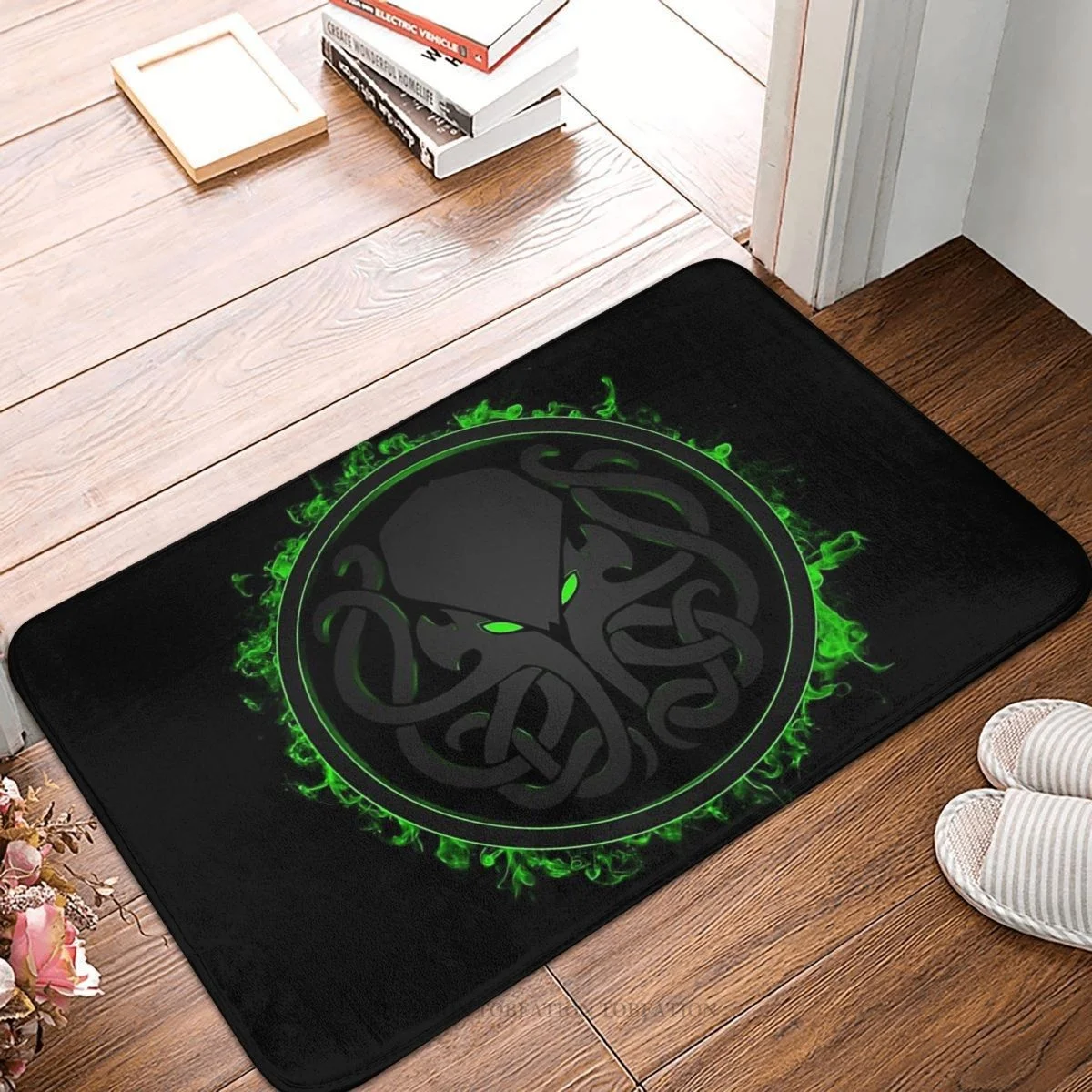 

The Call of Cthulhu Film Non-slip Doormat Kitchen Mat Mythos Balcony Carpet Entrance Door Rug Home Decorative