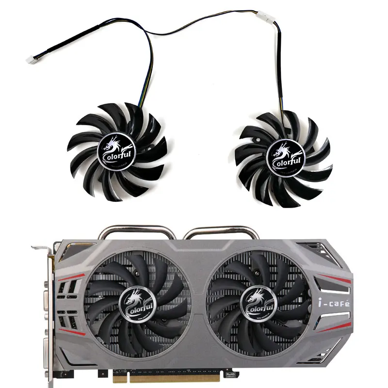 

DIY Colorful GTX660-3GD5 Video Card 75mm 4pin DC12V Cooling Fan For Colorful GTX660-3GD5 Video Card Fan