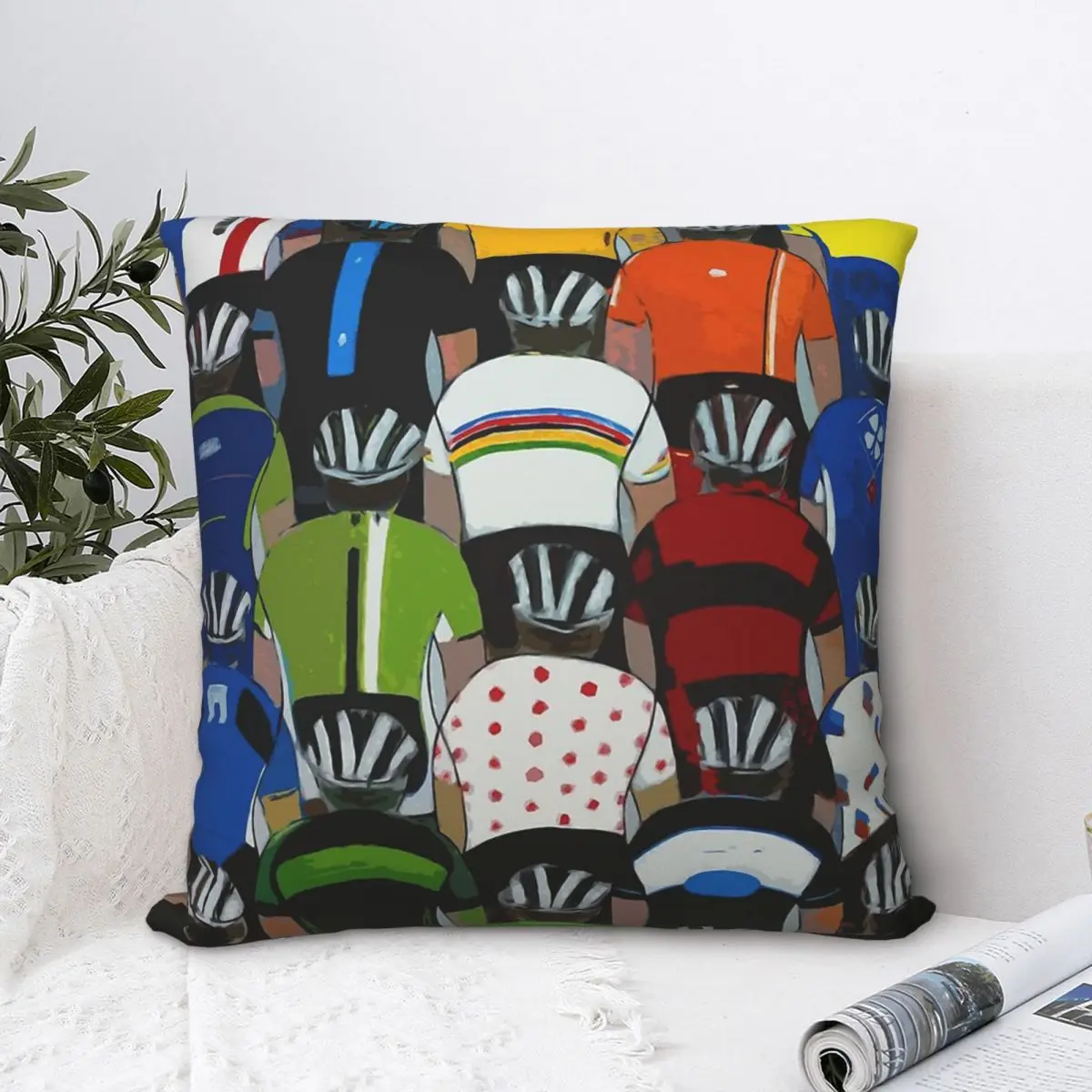

Maillots 2014 Throw Pillow Case Bicycle Short Plus Cushion Covers Home Sofa Chair Decorative Backpack