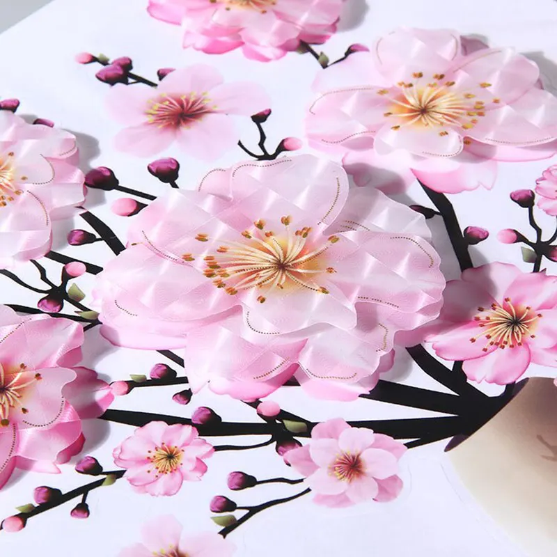 

3D three-dimensional simulation vase bedroom wall three-dimensional gilding decorative wall decal