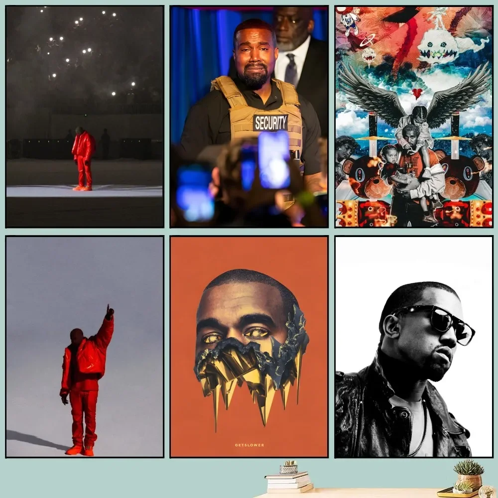 Плакат K-Kanye West Ye сделай сам винтажный кинопостер настенная живопись наклейки для