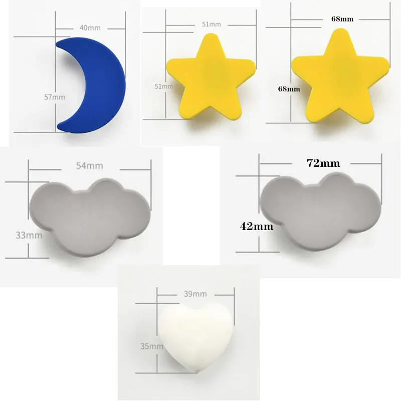 Мебельные ручки для детской комнаты с рисунком из мультфильма 1 шт. |