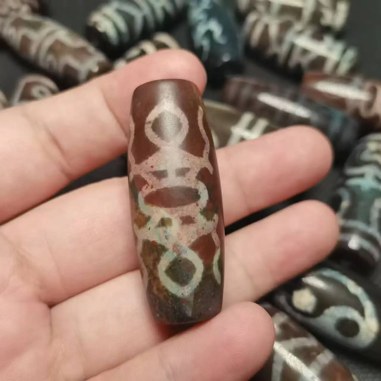 Бусины из агата Arsun Jewelry 18х45 мм