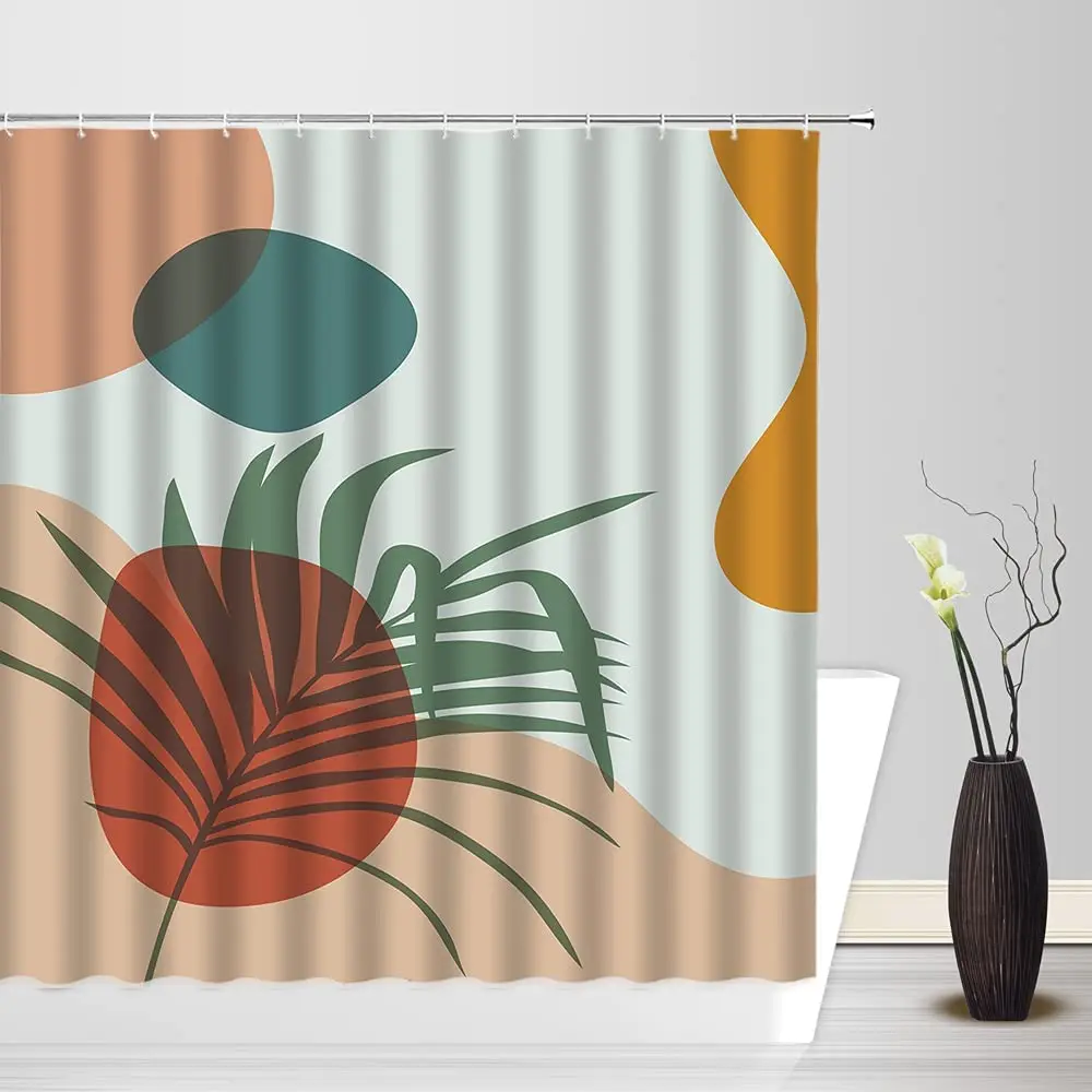 Рождественская Фотоштора для душа олень картина маслом зимний пейзаж сосновый