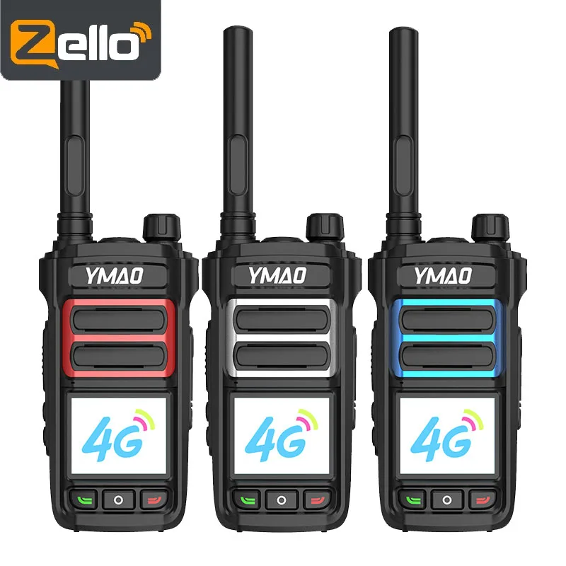 Zello walkie talkie 4g Phone Handy Long Range GPS Wifi Blue Tooth Transceiver Mobile Phone 4G Network  Two Way Radio 100 km