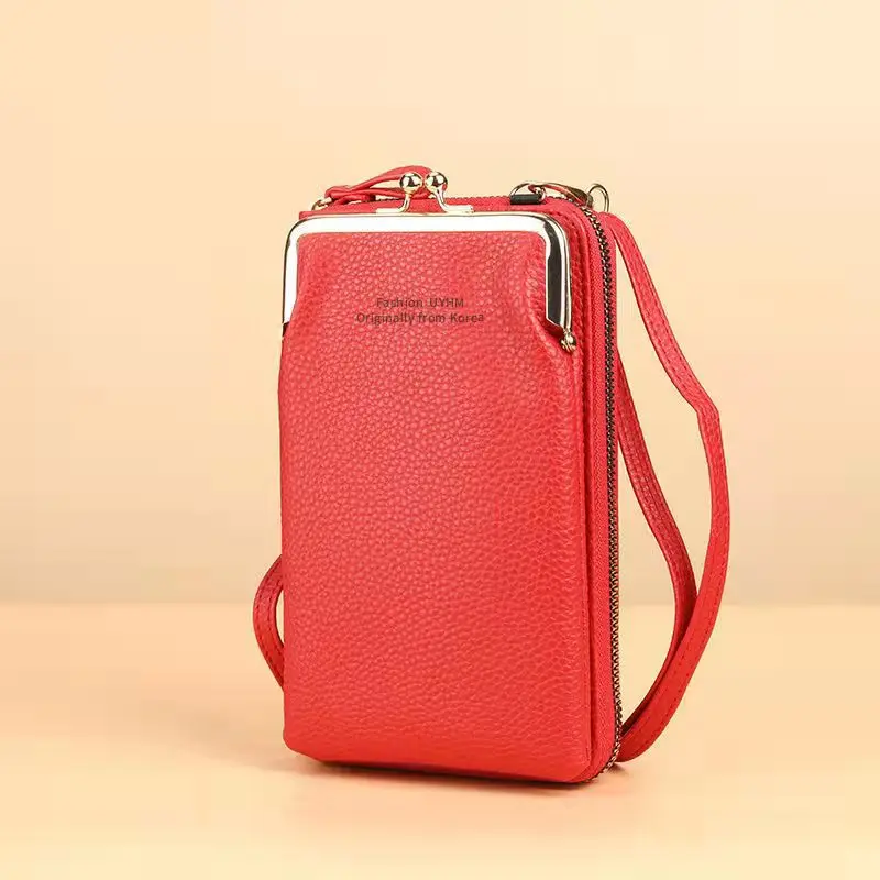 New PVC Ladies Messenger Bag Pattern Versatile Mobile Phone Bags Large Capacity Fashion One Shoulder Messenger Bag Dersonality