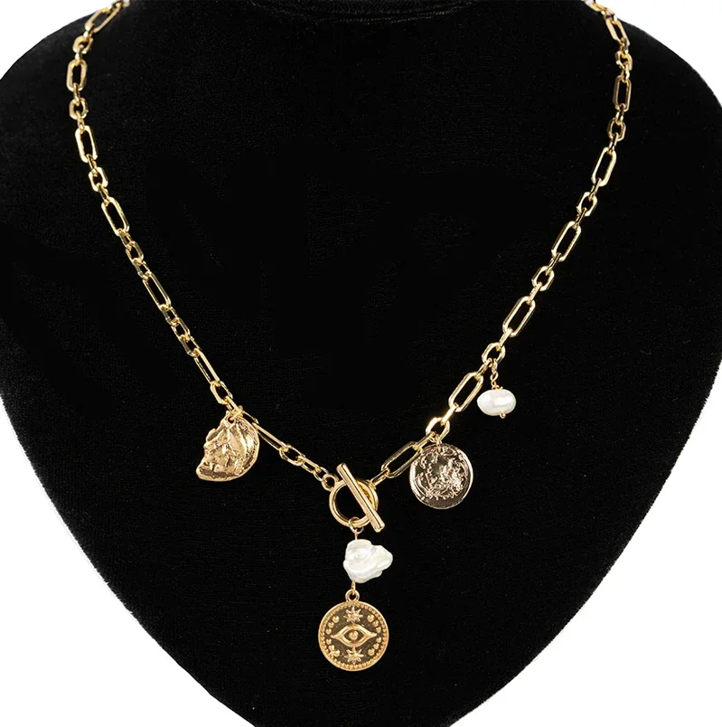 Винтажное ожерелье с жемчугом в стиле барокко