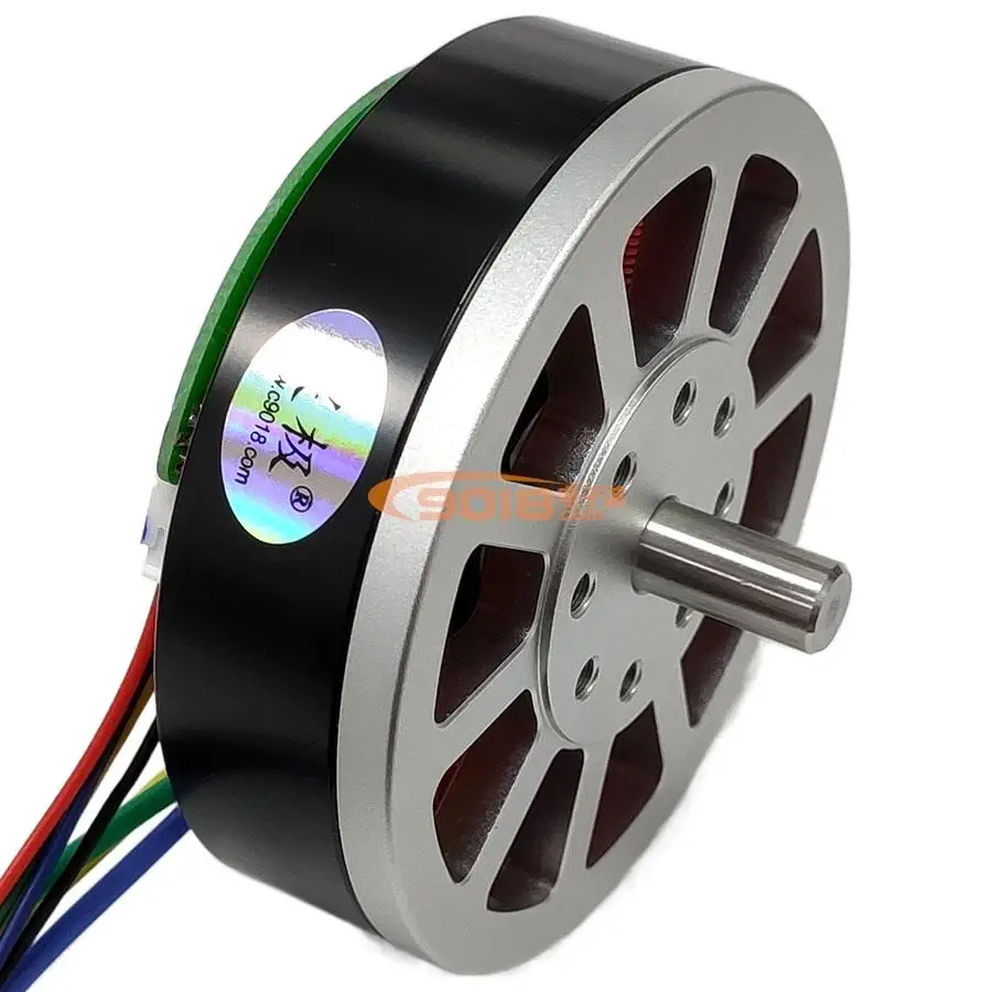 100W Disc Permanent Magnet Three-phase Brushless DC Motor/Motor 18N20P DC24V Induction with Hall