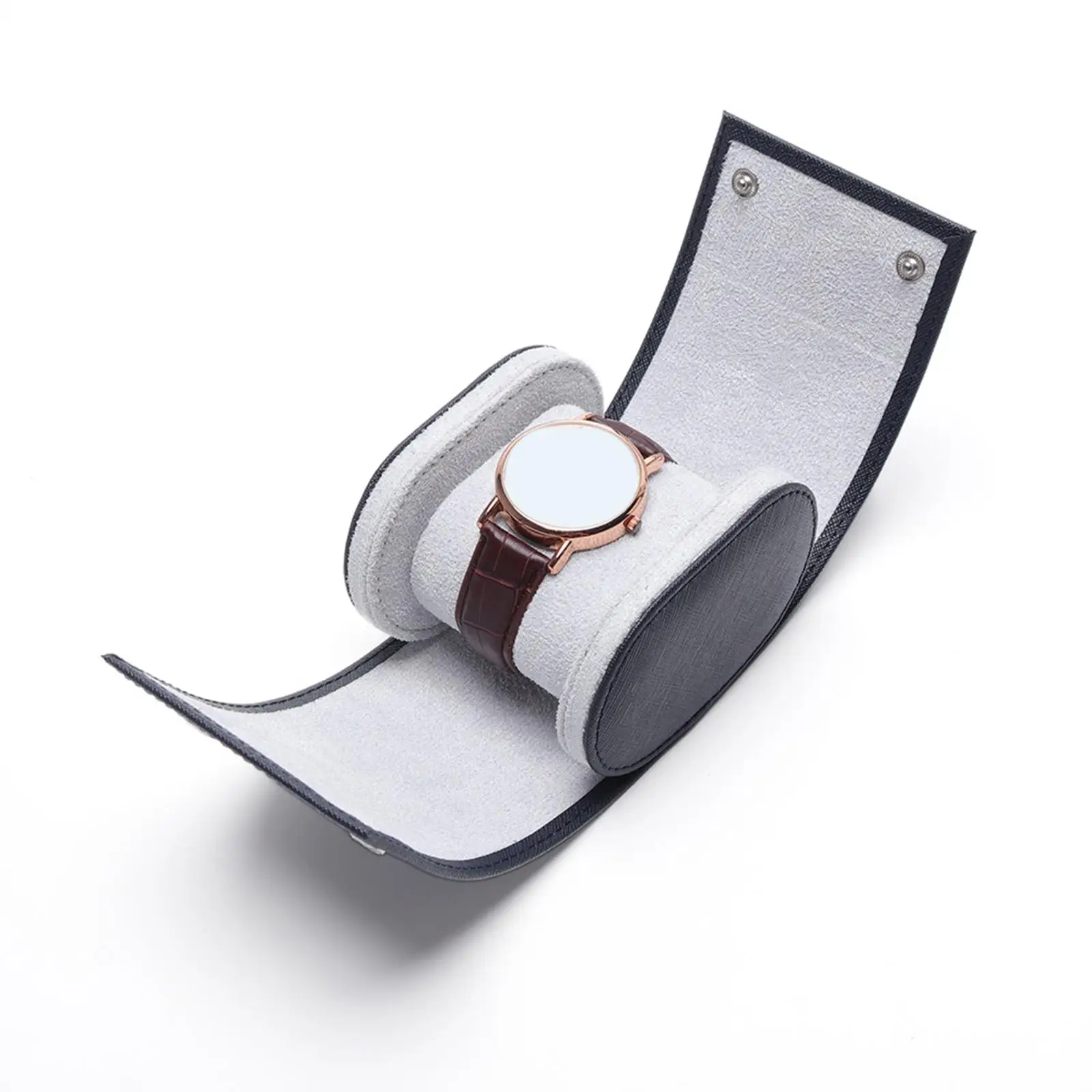 

PU Leather Watch Storage Box Travel Detachable Watche Display Case1 Slot
