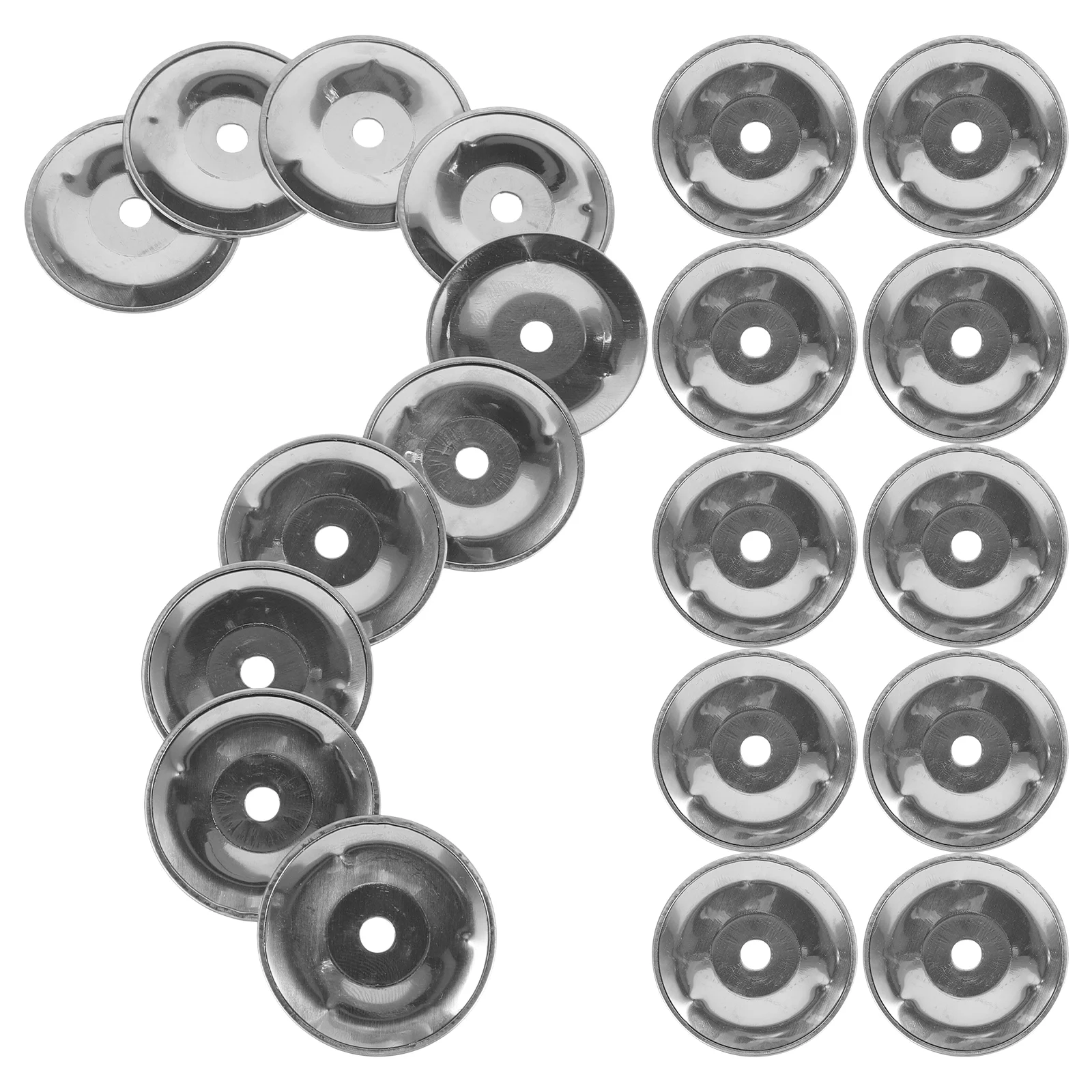 

50 Pcs Cymbal Replacement Accessories Percussion Ching Ring Drum Cymbals Stainless Steel Snare Tambourine Companion Bell Child