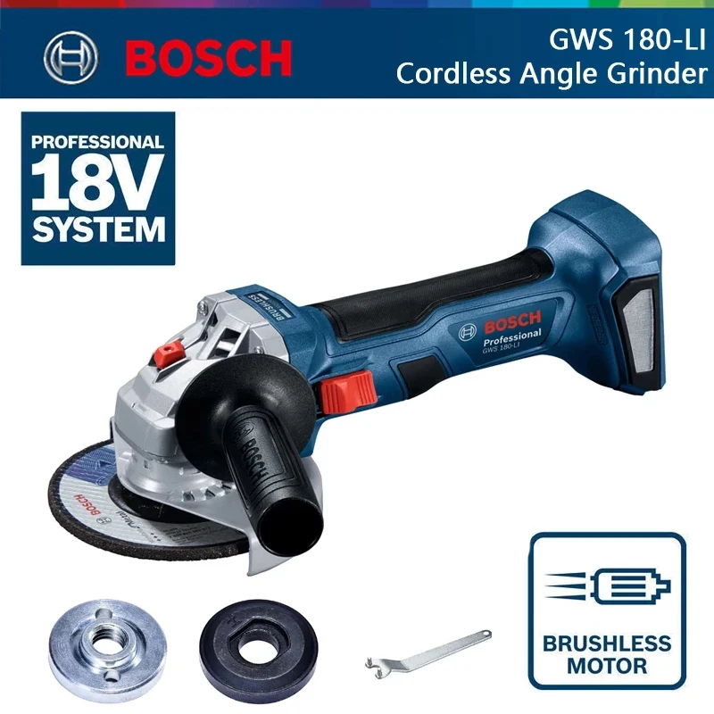 Аккумуляторная Ушм Bosch Gws 180 Li Купить