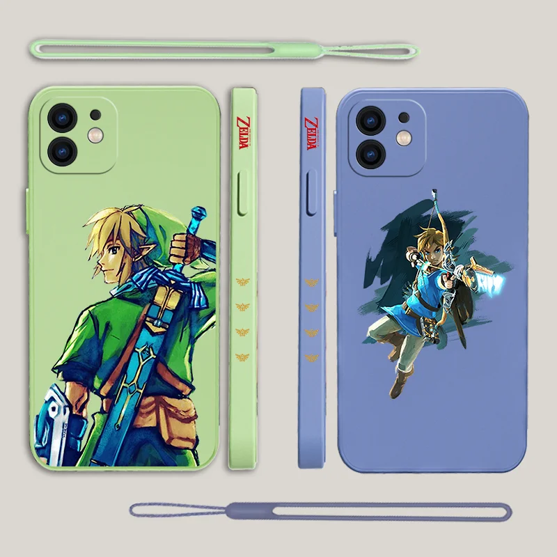 

The Legends-Zeldaes Phone Case For Samsung A53 A50 A12 A52S A51 A72 A71 A73 A81 A91 A32 A22 A20 A30 A21S 4G 5G with Hand Strap