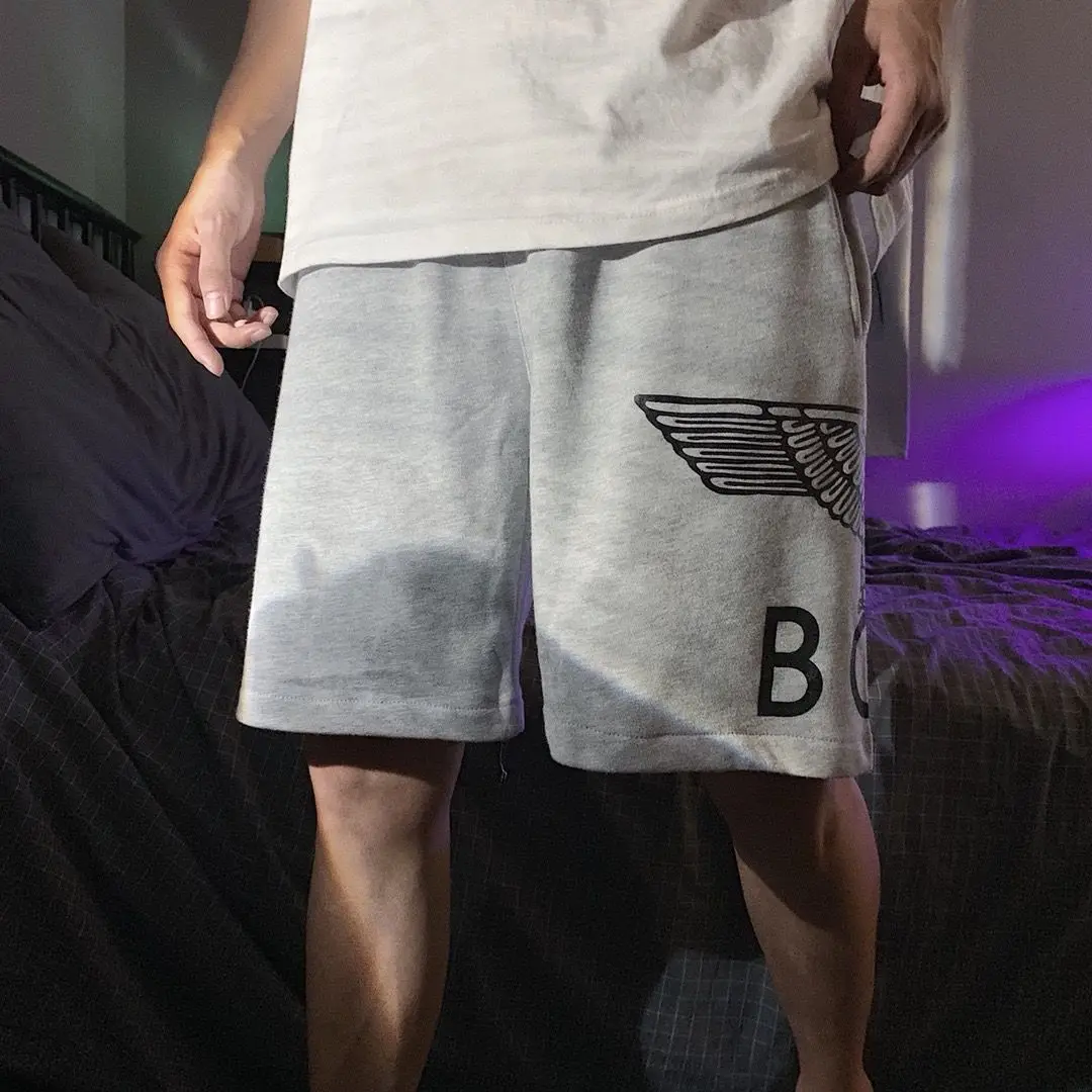 Шорты мужские и женские спортивные с принтом повседневные свободные