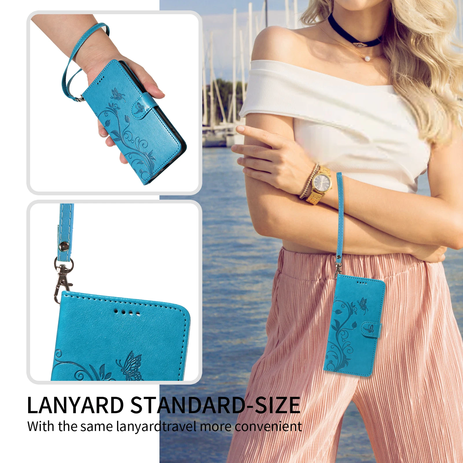 Кожаный чехол-книжка с рельефным деревом для Google Pixel 8 8A 6 7A 7 Pro