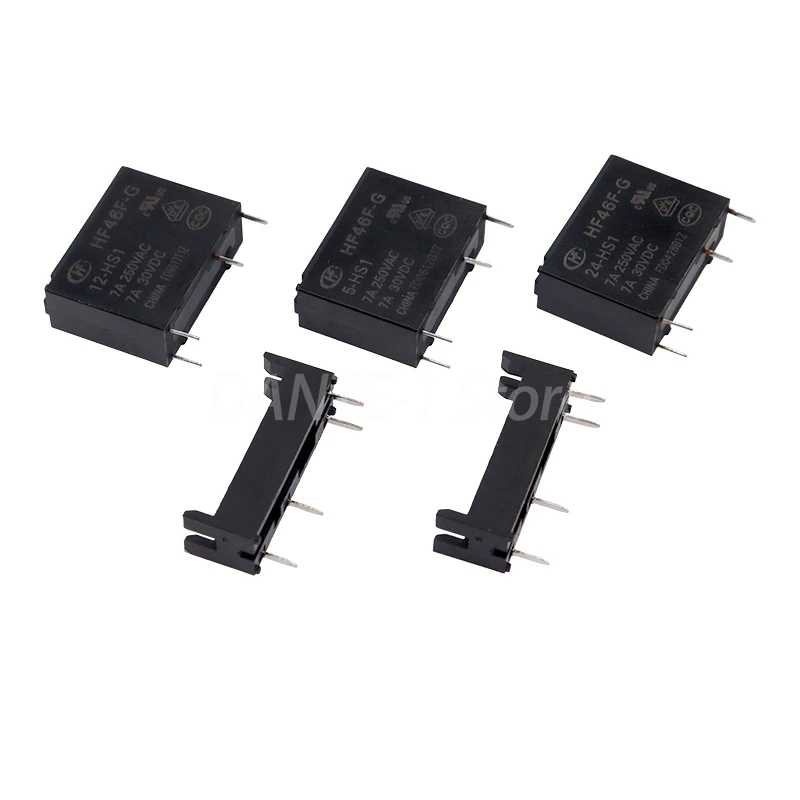 HF46F-G-005 012 024-HS1 7A250V группа нормально разомкнутых 4 фута 5 12 24 В