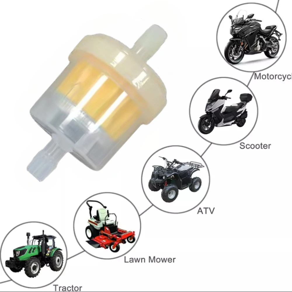 10 шт. встроенный масляный топливный фильтр маленький двигатель для линии 1/4 дюйма