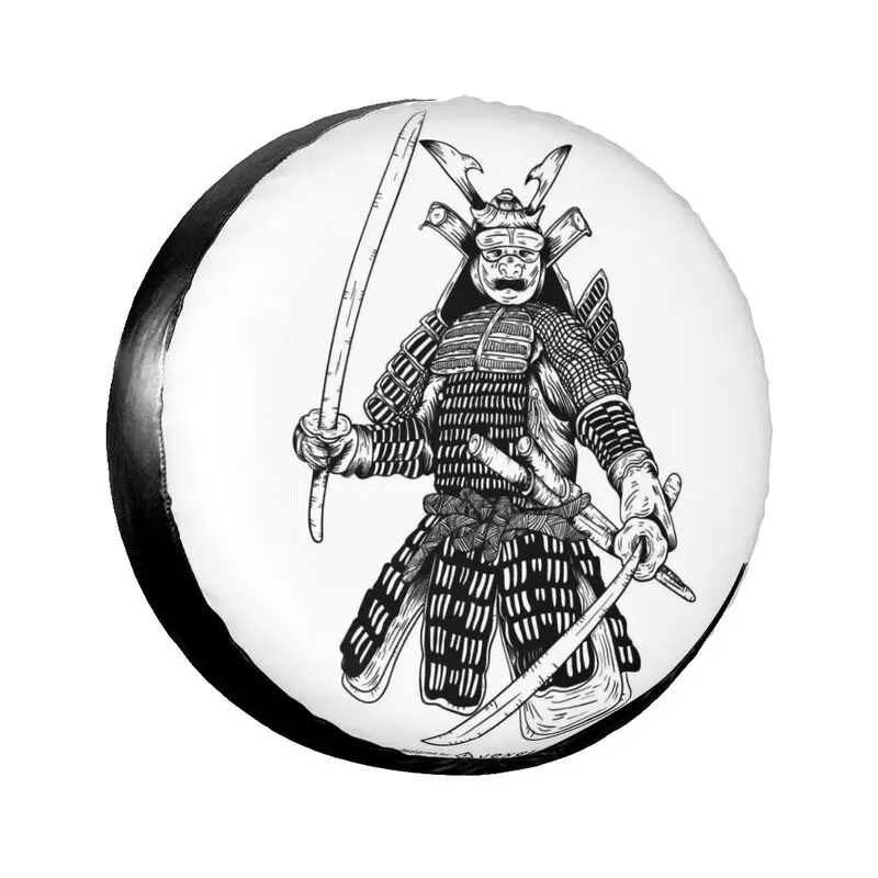 

Japanese Samurai Spare Tire Cover for Jeep Mitsubishi Pajero Custom Dustproof Car Wheel Cover Taoist Tire Protection Bag