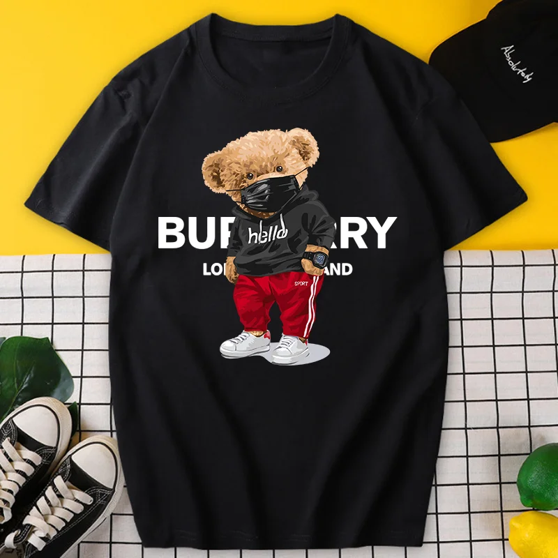 

2023 оригинальная парная рубашка для мужчин и женщин, роскошная дизайнерская футболка с круглым вырезом и коротким рукавом, модный топ унисекс