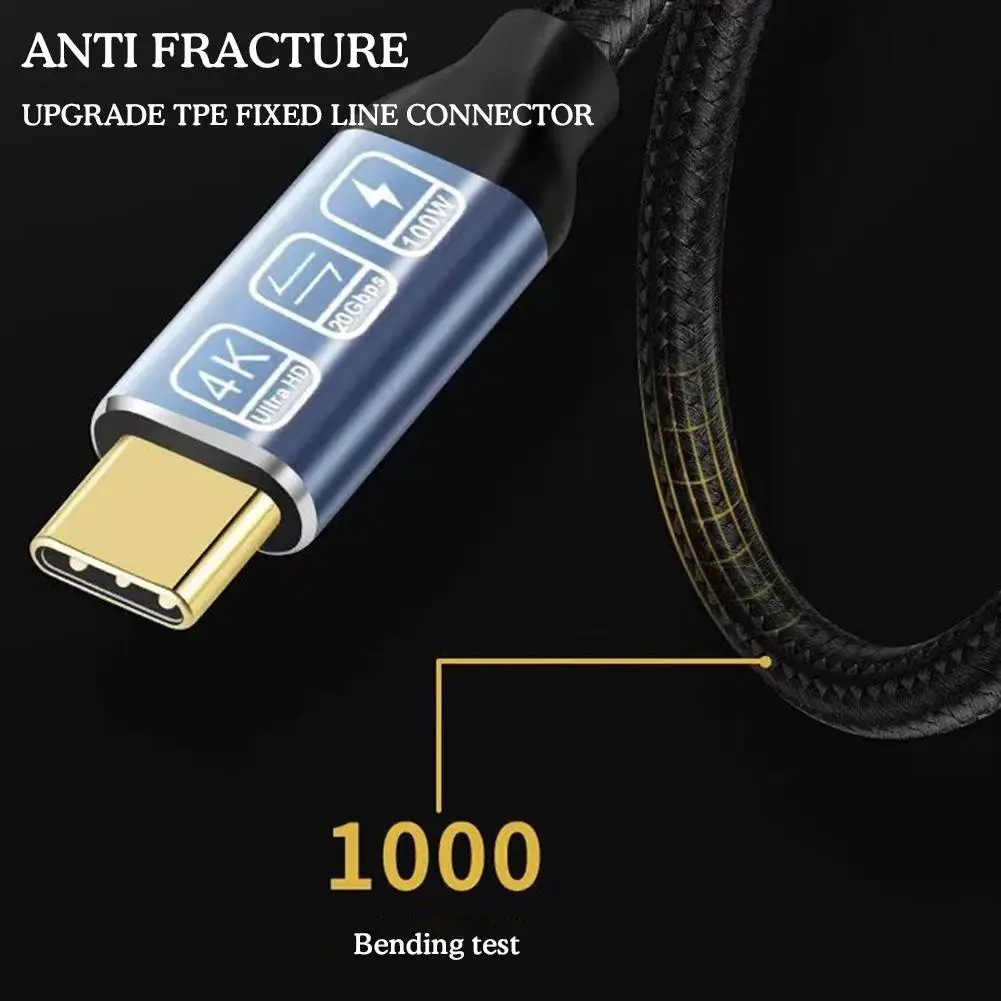 Кабель USB 100 4K @ 60 Гц Тип C на тип
