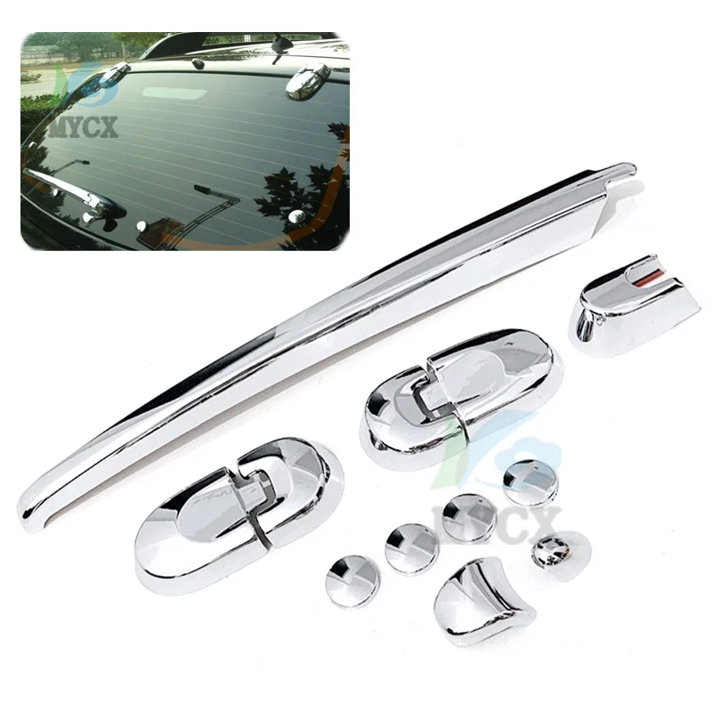 2008 ABS хромированная накладка на заднее стеклоочиститель для Hyundai Tucson 2005 2006 2007 2009