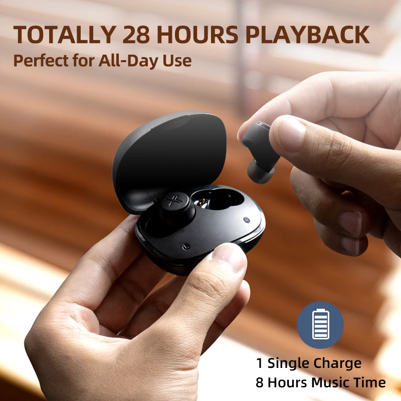 EDIFIER X3 X3S TWS Wireless Bluetooth Earphone bluetooth 5.2 voice assistant touch control voice assistant up to 28hrs playback