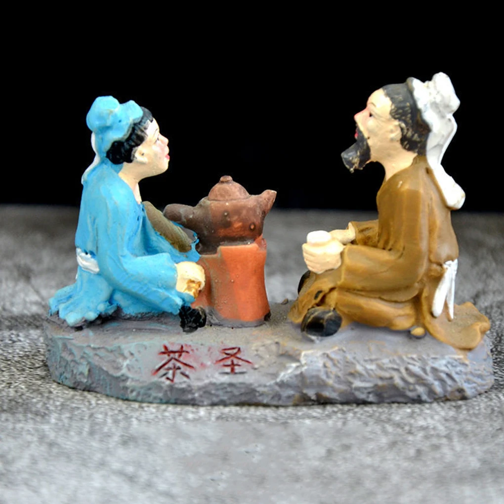

Small Bonsai Men Figurine Fish Tank Miniature Fishing Table Decor Waterproof Fisherman Sculpture Garden Fishherman