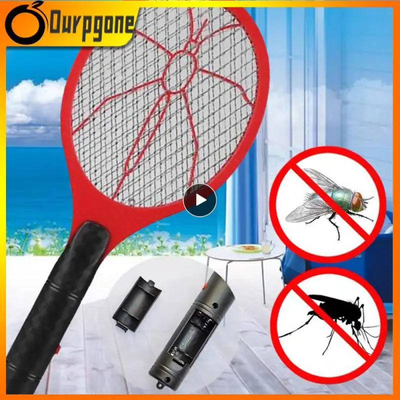

Fly Swatter Trap Battery Power Mosquitos Killer Pest Control Swatter Racket Lightweight Insects Killer Home Accessories Tools