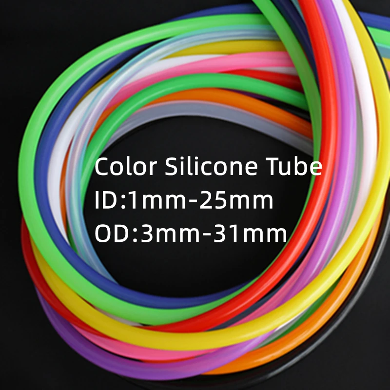 

1M Imported Color Silicone Tube Food Grade High and Low Temperature Resistant Drinking Water Pipe Straw