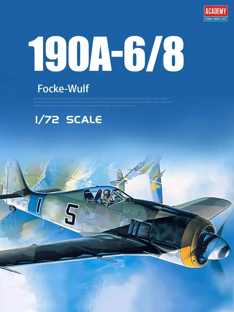 Академия в сборе модель 12480 FW190A-6/8 Fighter 1/72 SCAE
