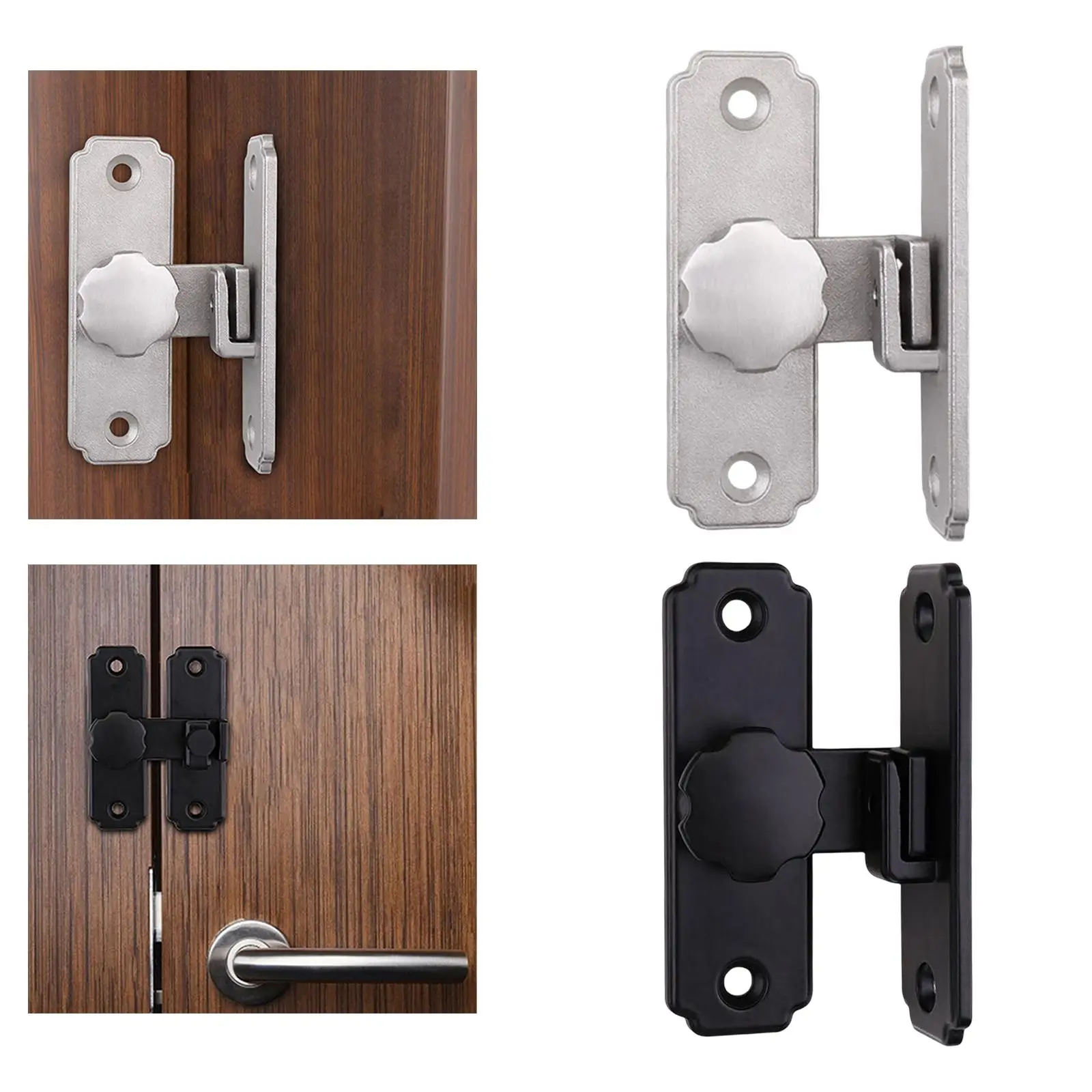 Замок-защелка для раздвижной двери сарая с винтами замки из нержавеющей стали