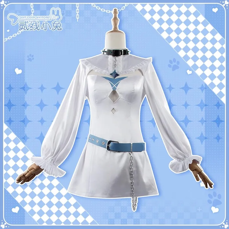Горячий костюм для косплея Fuwawa Abyssgard игра VTuber Hololive аниме женское платье одежда
