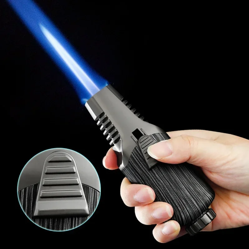 JOBON уличная ветрозащитная бутановая газовая зажигалка турбинный факел с синим