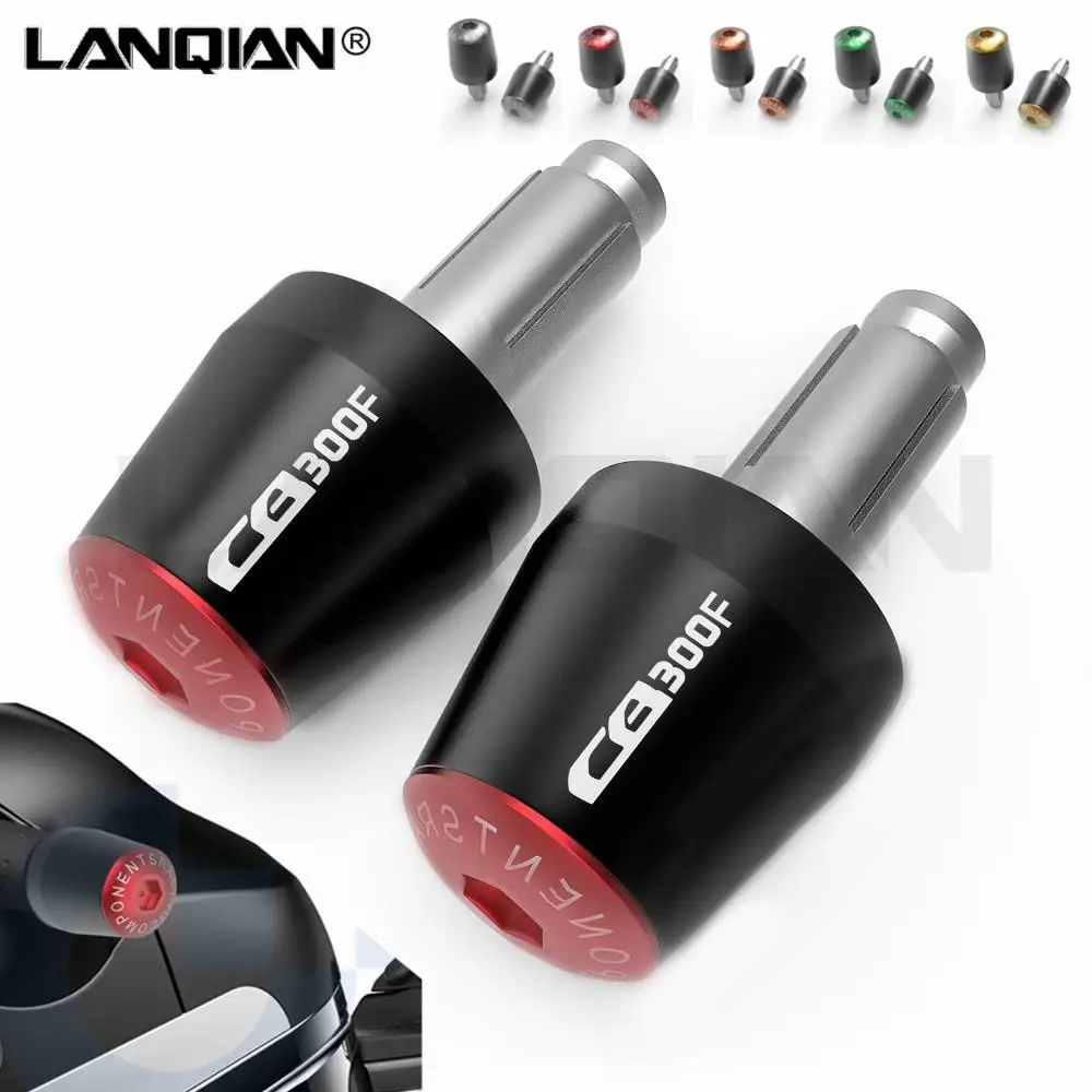 

For Honda CBR300R CB300F FA Motorcycle Handlebar Grips End Cap Anti Vibration Silder Plug CBR300R CB300F FA 2014-2019 2017 2018