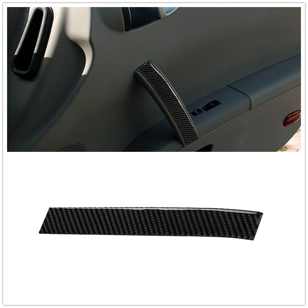 Для Nissan 350Z 2006-2009 углеродное волокно LHD внутренняя дверь ручка второй пилот крышка