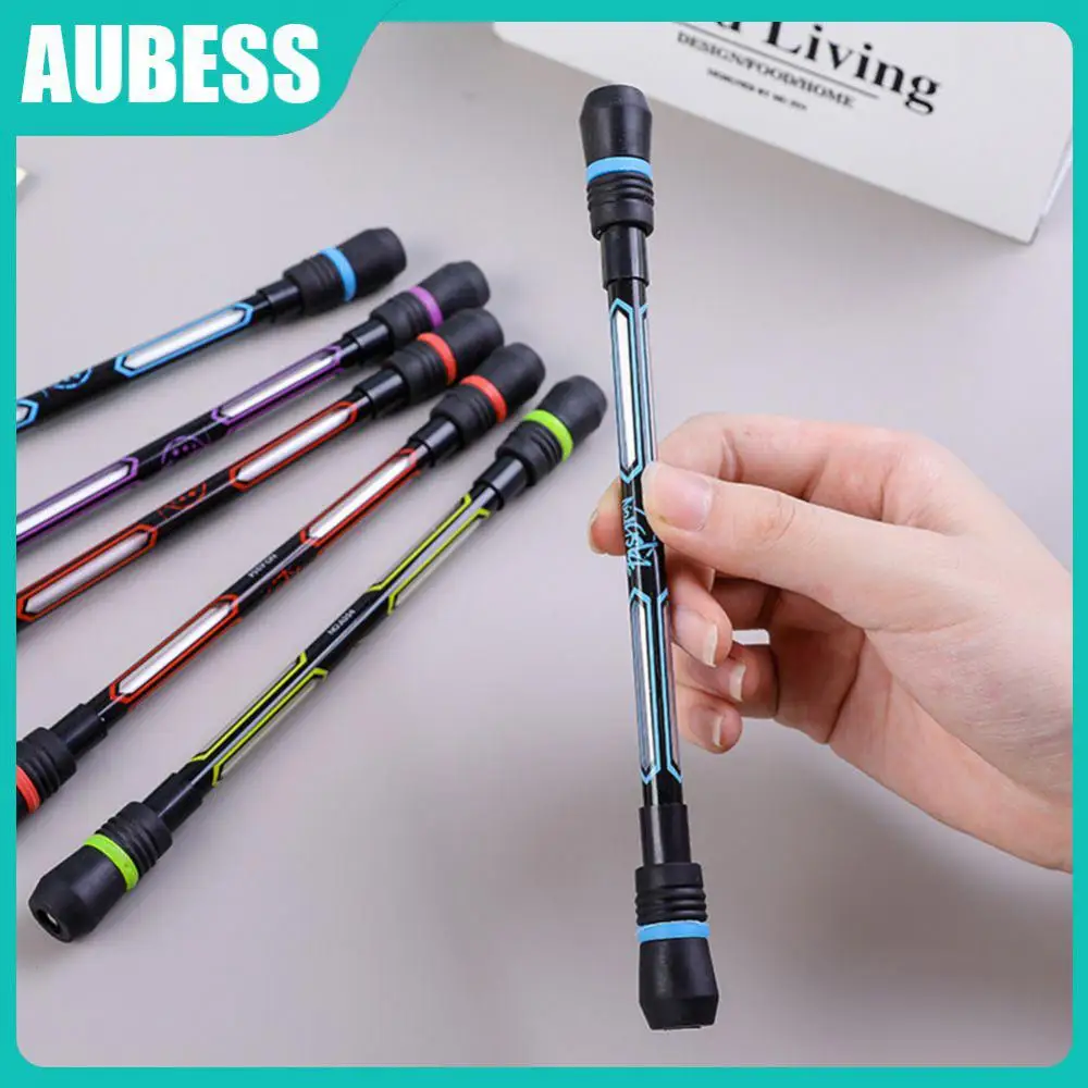 

New Practical Decompression Toy Pen For Beginners Writing Pen Creative Pen Spinning School Stationery Supplies 1pc Popular Pen