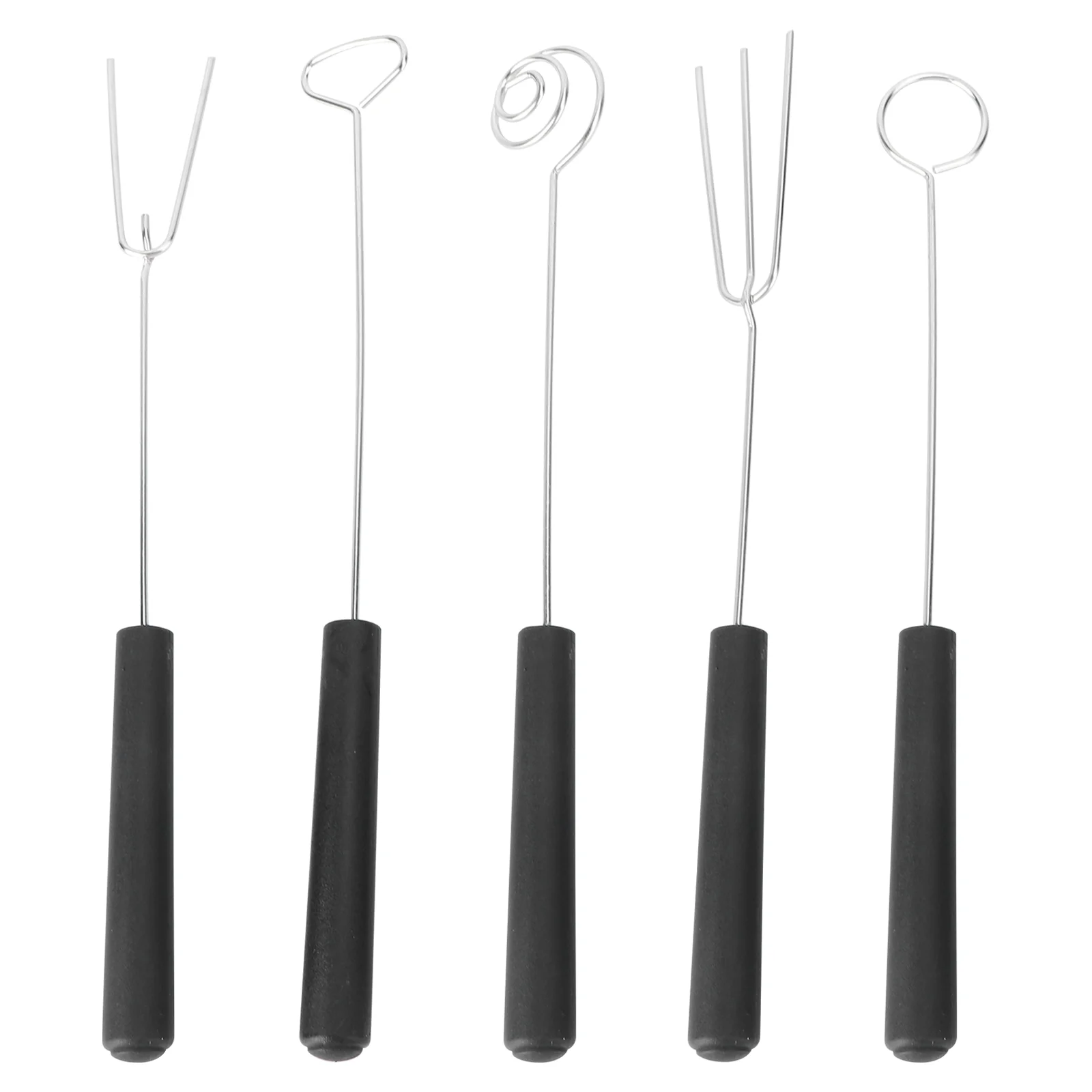 

Dipping Chocolate Fondue Fork Stainless Steel Tool Dessert Forks Set Candy Sticks Tools Barbecue Kebab Truffles Needle Coating