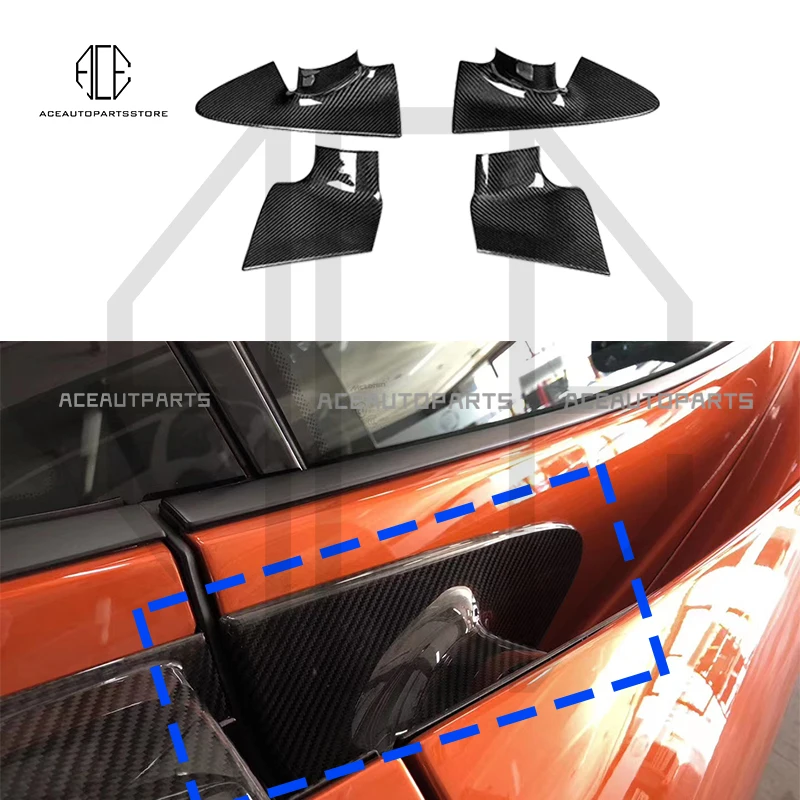 Новинка автомобильные дверные ручки из натурального углеродного волокна