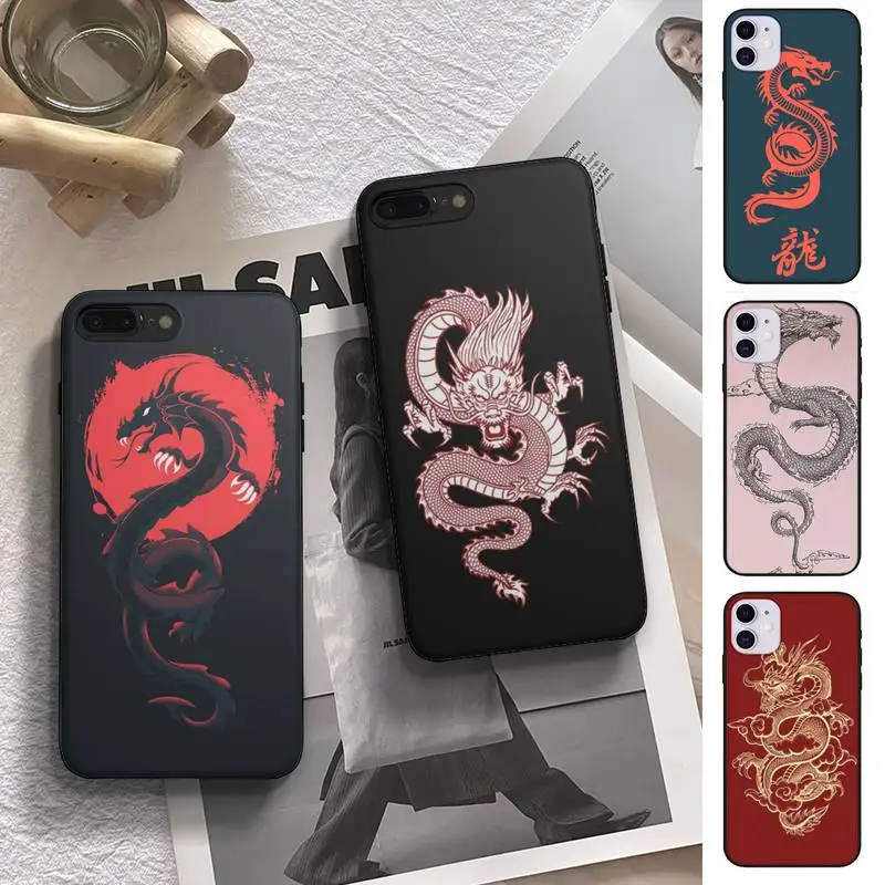 

Fashion Dragon Animal Pattern Phone Case fundas shell cover for Samsung A51 A52 A71 A72 A80 A91 A20E A32 A31 A21 A11