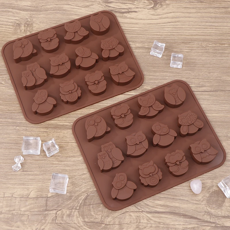 12 вариаций в форме совы стандартные формы антипригарный инструмент для выпечки