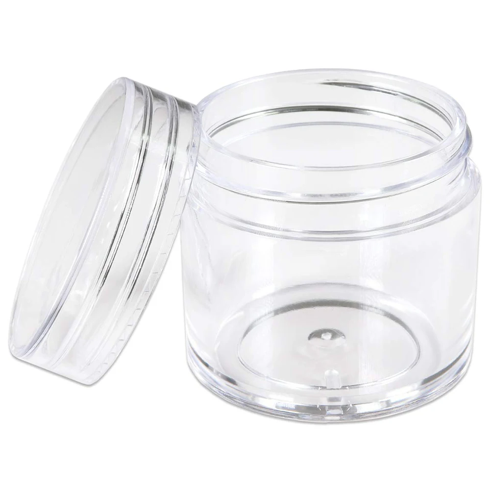 30 г/30 мл (1 fl. Oz.) прозрачные пластиковые герметичные банки с двойными стенками для