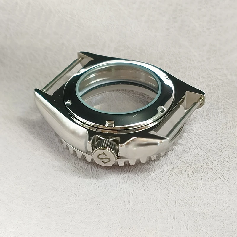 Mod Seiko NH35 Case Dome Sapphire Crystal Glass Fits SKX007 SRPD NH35 NH36 Movement Transparent Back Cover Men Dive Watch Cases