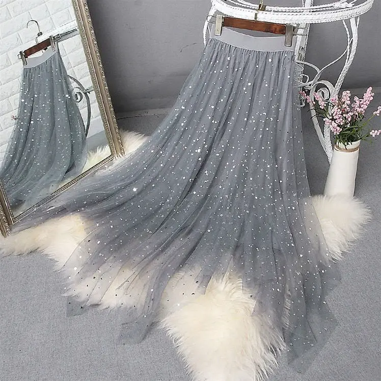 Женские нежные милые юбки в Корейском стиле с принтом Ins стильные универсальные