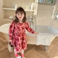 girl dress%c2%a0party evening gown cotton 2022 luxury spring autumn cotton flower girl dress vestido robe fille ball gown kids baby c