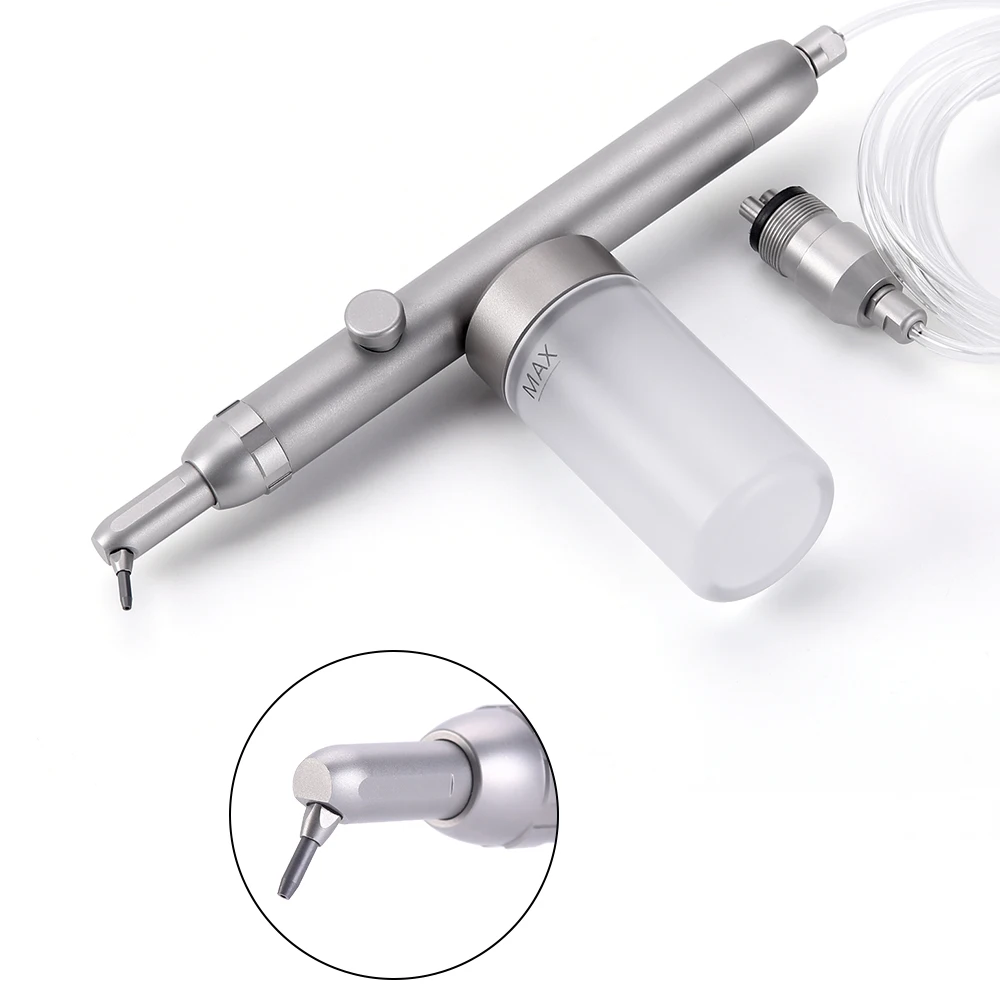Dental Air Polisher Alumina Sandblasting Gun Micro Blaster Microetcher Sandblaster Dental Instrument 2/4 Holes Interface