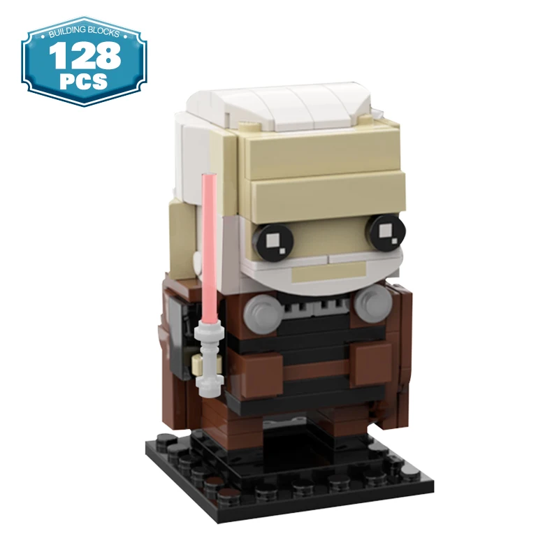 

Фигурки героев фильма MOC Star, новинка, подсчитанные докуид, мандалориз, кирпичная головка, фигурка-конструктор, модель-кукла, игрушки для дете...
