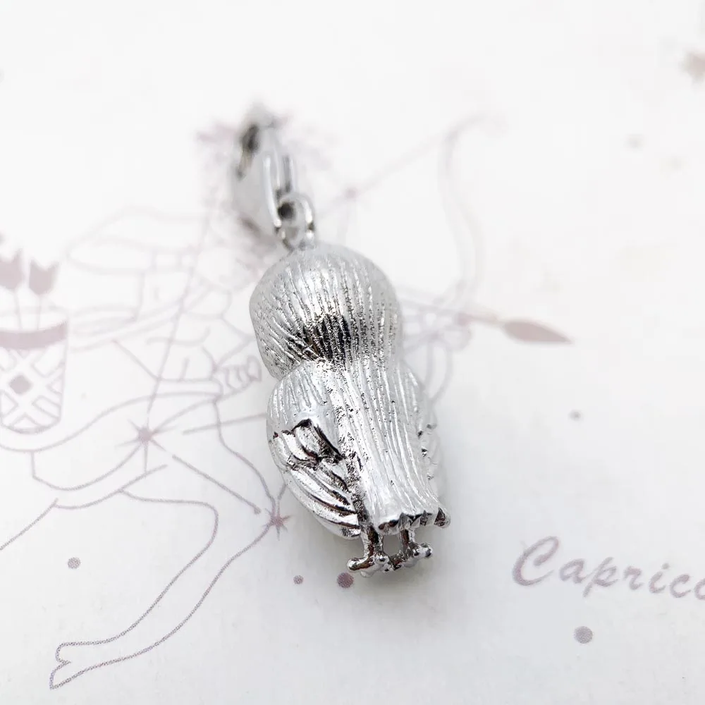 Женский кулон с подвеской в виде совы из серебра 925 пробы | Украшения и аксессуары