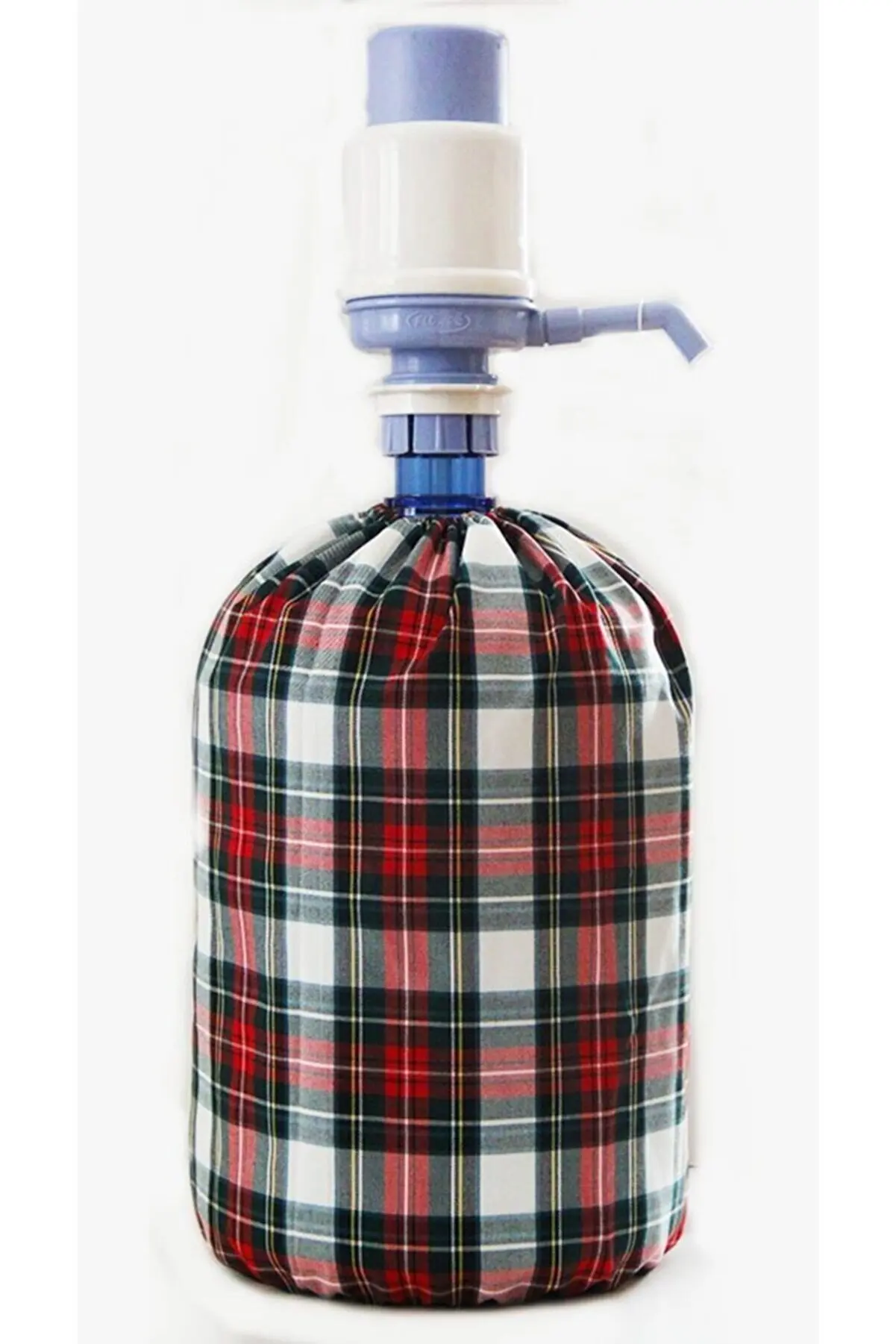 

White green plaid carboy sheath Water Pitcher Glass Water Carate Caretive Design Cover 131645146