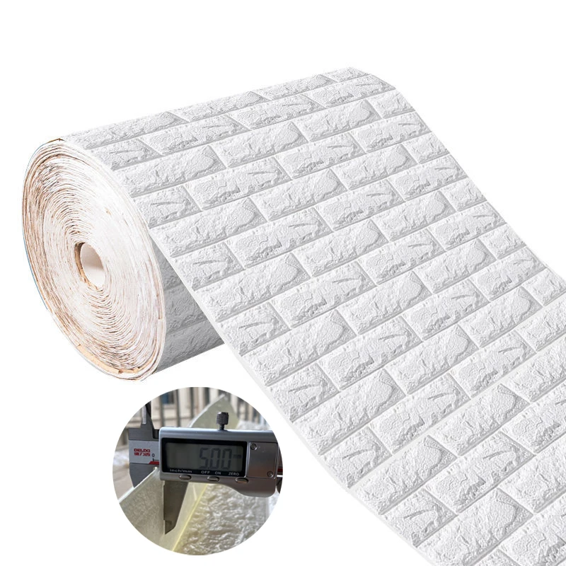 

Настенные водонепроницаемые самоклеящиеся 3d-наклейки, пенопластовые обои для спальни, гостиной, кухни, украшение для фона телевизора