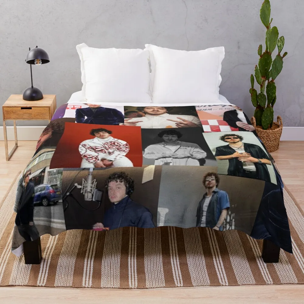 

Jack harlow pic collage Throw Blanket custom blanket stuffed blankets