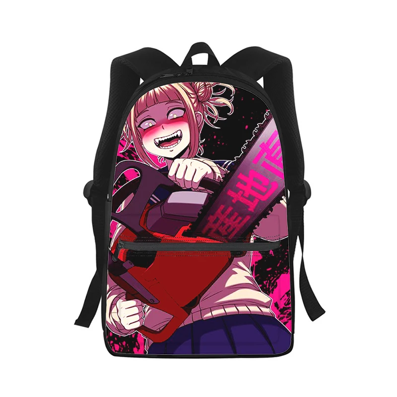 Anime My Hero Academia HIMIKO Toga Men Women Backpack 3D Fashion Student School Bag Laptop Backpack Kids Travel Shoulder Bag
